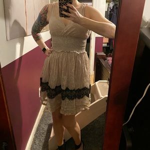 Free People fancy lace dress